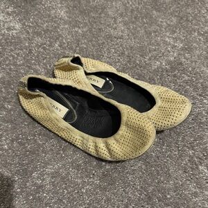 Burberry Beige Studded Women's Flats